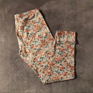 Floral leggings